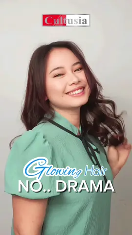 Bebas bergerak, rambut tetap on point 💃✨ #GlossyEveryday . . #glossyserum #cultusia #haircare #haircolor 