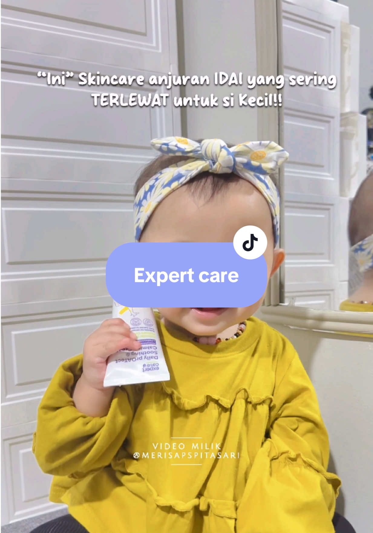 Coba juga buat sikecil deh moms 😍 #expertcarelotion #babyarsyira #merisapspitasari #baby9month #lotionbaby 