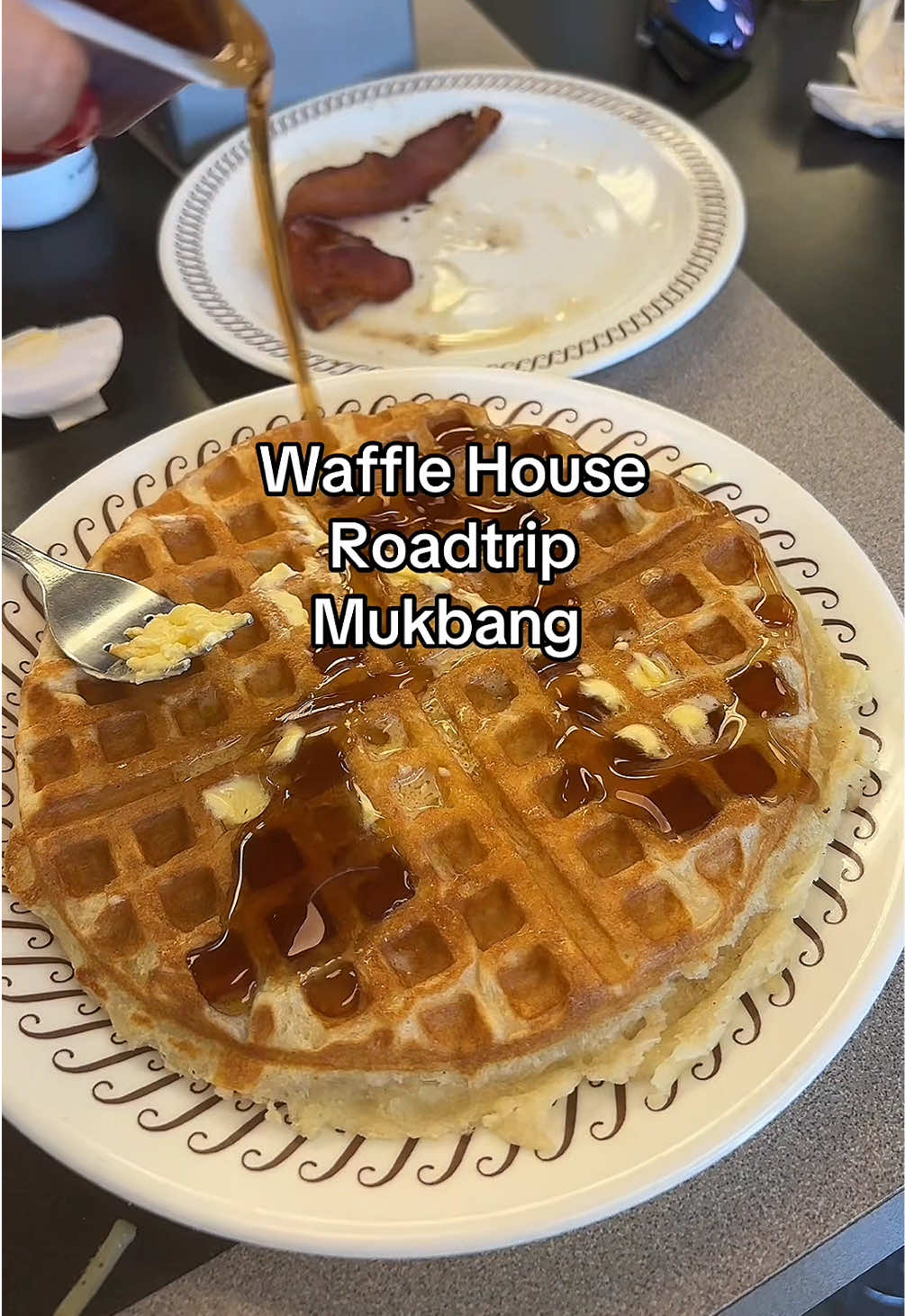 Waffle House roadtrip Mukbang #wafflehouse #mukbang #eating #gypsy 