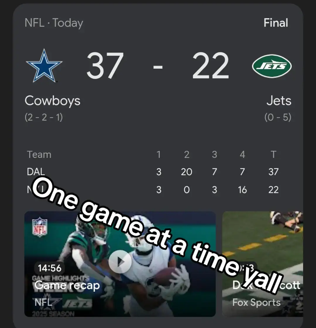 one Game at a time we are not there yet #cowboynation #cowboy 