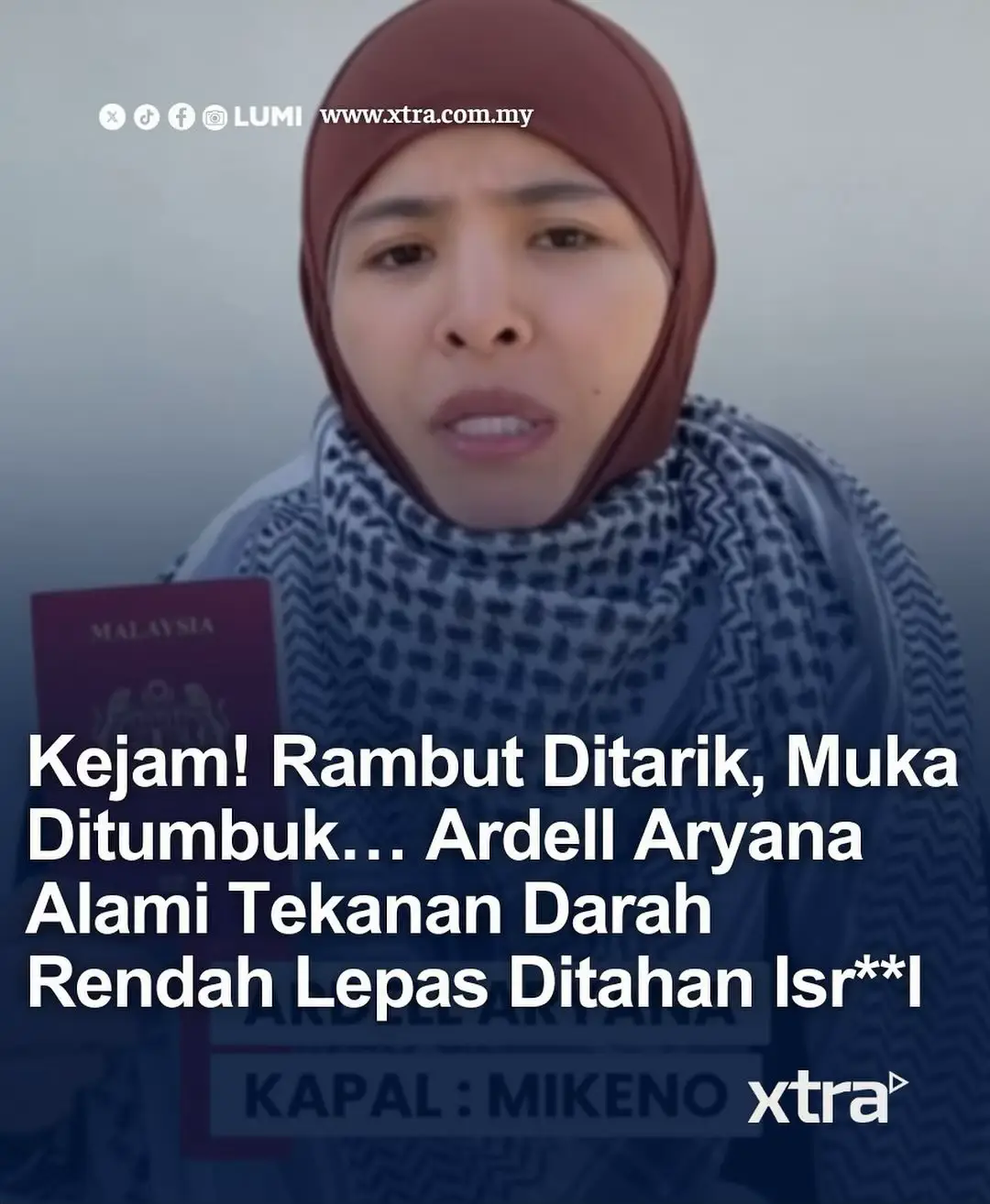 Inilah dia wanita kental yang tak gentar demi saudara kita di 🍉. Moga Ardell, Haikal dan semuanya yang terima nasib sama segera sembuh❤️👏🏻 #fyp #xtra #ardellaryana #ditumbuk #kejam 