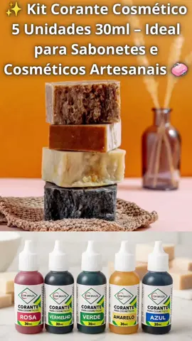✨🧼   Garanta já o seu Kit Corante Cosmético 5 Unidades 30ml e leve mais cor, criatividade e profissionalismo às suas produções! 🌈✨ https://s.shopee.com.br/8pcwJQkOM1 #copia #cola #shopee #☝️☝️ 