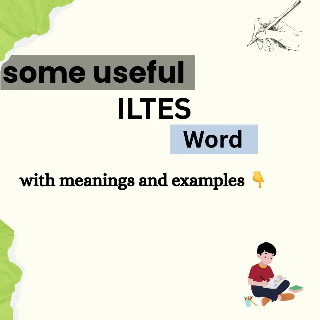 Some useful ILTES word 📚🩵 #learnenglish #LearnEnglish #word 