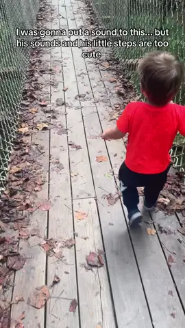 He's just the cutest #nosound #fyp #autism #cutesounds #sundaywalks 
