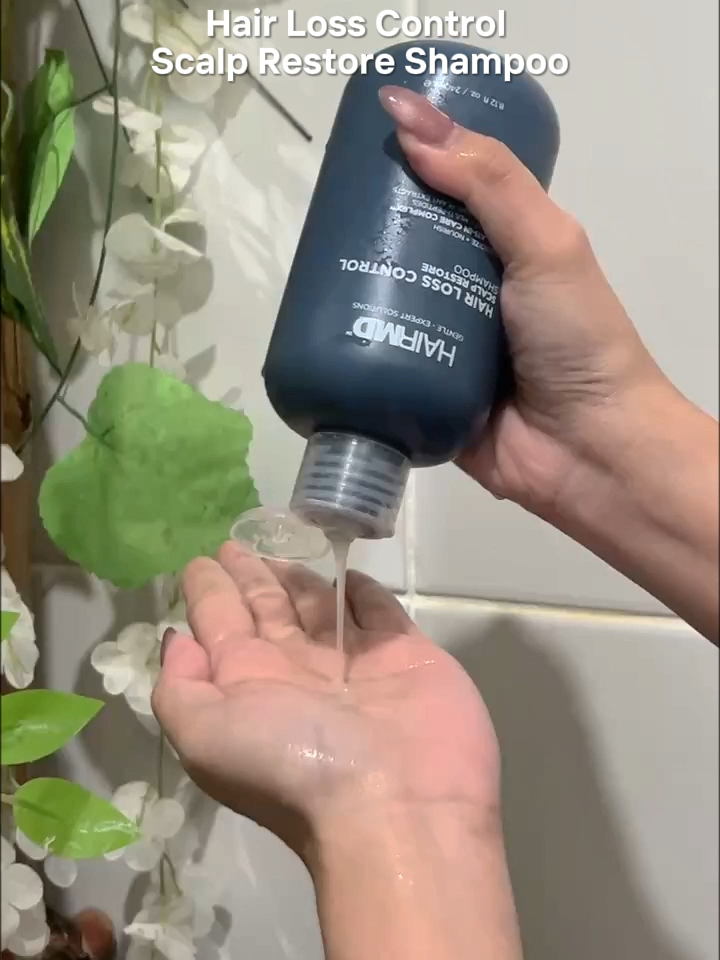 ✨ Control hair loss and bring back scalp health with HAIR M.D. Hair Loss Control Scalp Restore Shampoo—powered by A11-IN CARE COMPLEX™ Energize + Nourish. 🌿 #HairMD #StrongerHair #HBC #haircare #hairlosscontrol #scalprestore