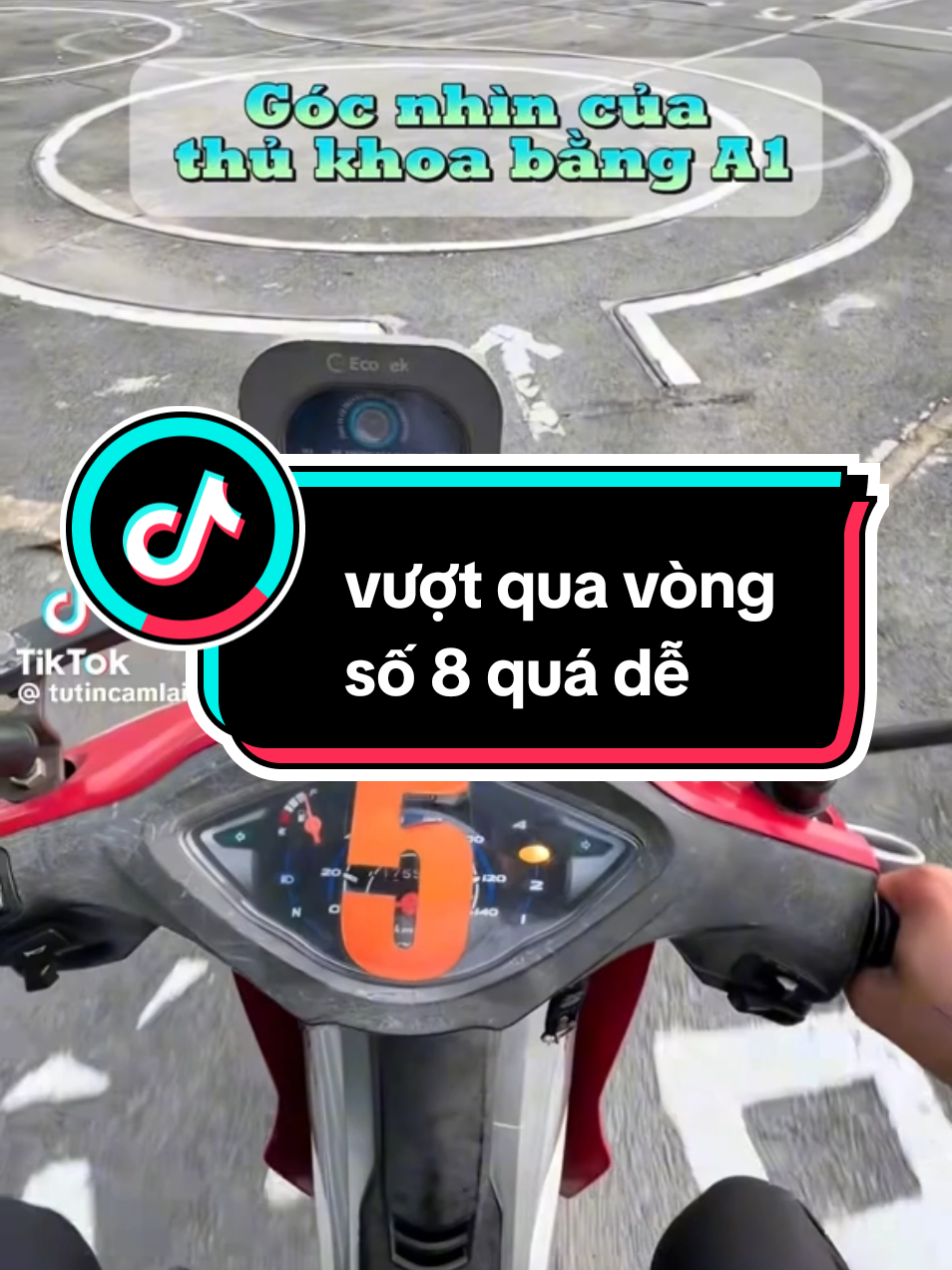 Hướng dẫn chi tiết đi vòng số 8. Đăng ký thi bằng lái xe ngay hôm nay, lịch thi tháng 11 tới nha. #daotaolaixea1a2 #daotaolaixebinhduong #anhthaodaotaolaixea1a2 #daotaolaixeantin #daotaolaixe 