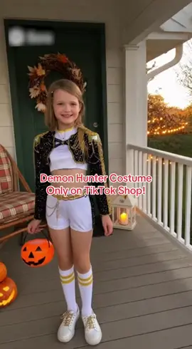 I can’t believe they have this Halloween costume on TikTok shop #halloween2025 #kpopcostume #kpopdemonhunter #kpopcosplay 