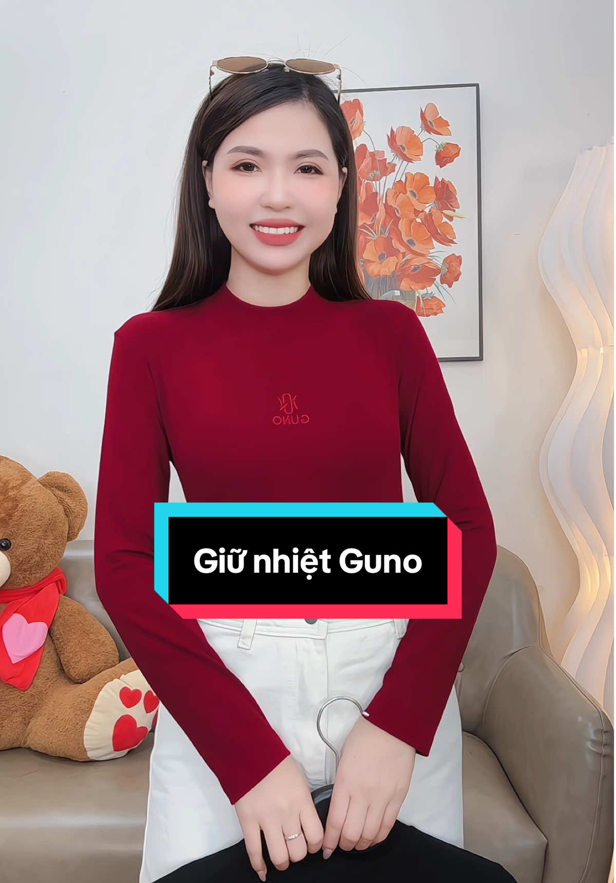 Áo giữ nhiệt cổ 3p nhà Guno có hàng rồi ce ơi #tranghaycuoi #aogiunhiet #aogiunhietco3phan #aogiunhietnu #aogiunhietguno 