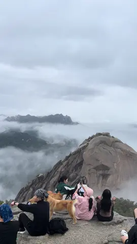 #북한산 #836m #တိမ်ပင်လယ် #traveltiktok #ကိုရီးယားရောက်မြန်မာကောင်လေး🇰🇷😊 