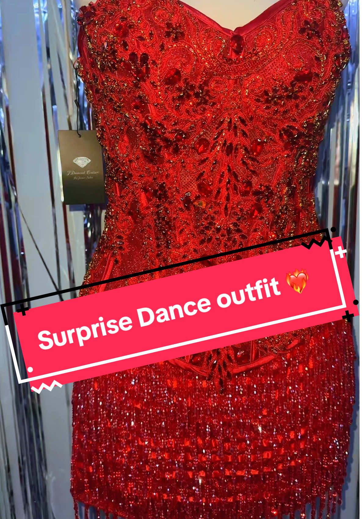 Custom surprise dance dress can be made in any color and to your size ❤️‍🔥 #quinceañeras #quinceaneradress #fypシ #jdiamondcouture #xvdress 