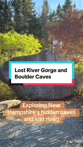 Hidden deep in the White Mountains lies one of New Hampshire’s most mysterious places — Lost River Gorge & Boulder Caves. 🌲💧 Formed over 300 million years ago during the Ice Age, massive glaciers carved through the granite, creating a maze of caves, waterfalls, and shadowy passageways. When early explorers stumbled upon it in 1852, they found a stream that seemed to disappear underground — giving rise to the name “Lost River.” In the 1800s, this region was also home to thriving logging and mining mills that powered New Hampshire’s early economy. Workers harvested timber for the mills and mined the surrounding hills for minerals, but nature eventually reclaimed the land — leaving behind a place that feels both wild and ancient. Today, walking through the gorge feels like stepping into another time — wooden boardwalks winding between giant boulders, crystal-clear water rushing beneath your feet, and echoes of the past whispering through the caves. 🌿✨ #autumn #newhampshire #fall #whitemountains #nature 