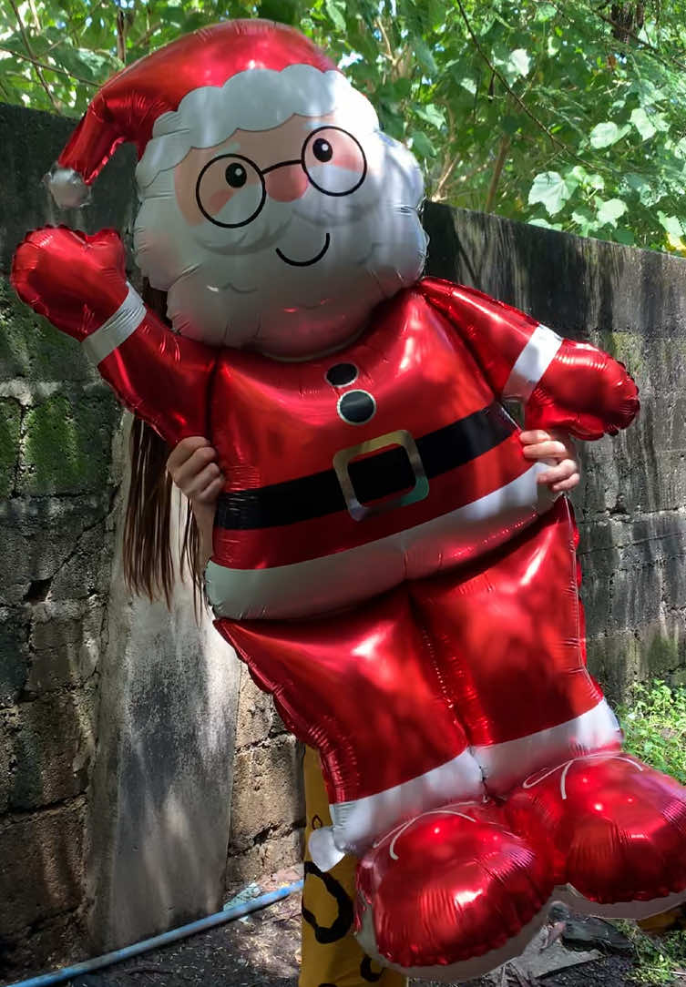 Giant santa claus Christmas foil Santa Claus Christmas tree balloon decoration 