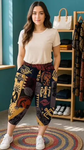 Celana Harem Bigsize pria wanita Korean Style 7/8 motif etnik bahan polyster nyaman dan adem Shorts Pendek Printing Santai #celanaharem #celanasantai #celanalonggar #belilokal #fyp 