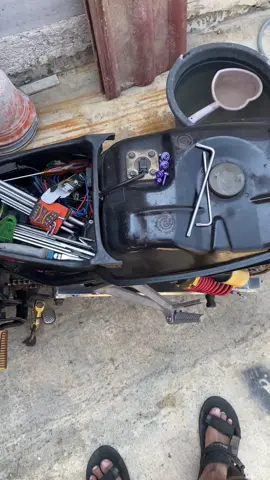 Nih buat yang pada nanya cara masang fostep belkang,fostep make punya K45 CBR #fyp #vegagoodday #5d9 