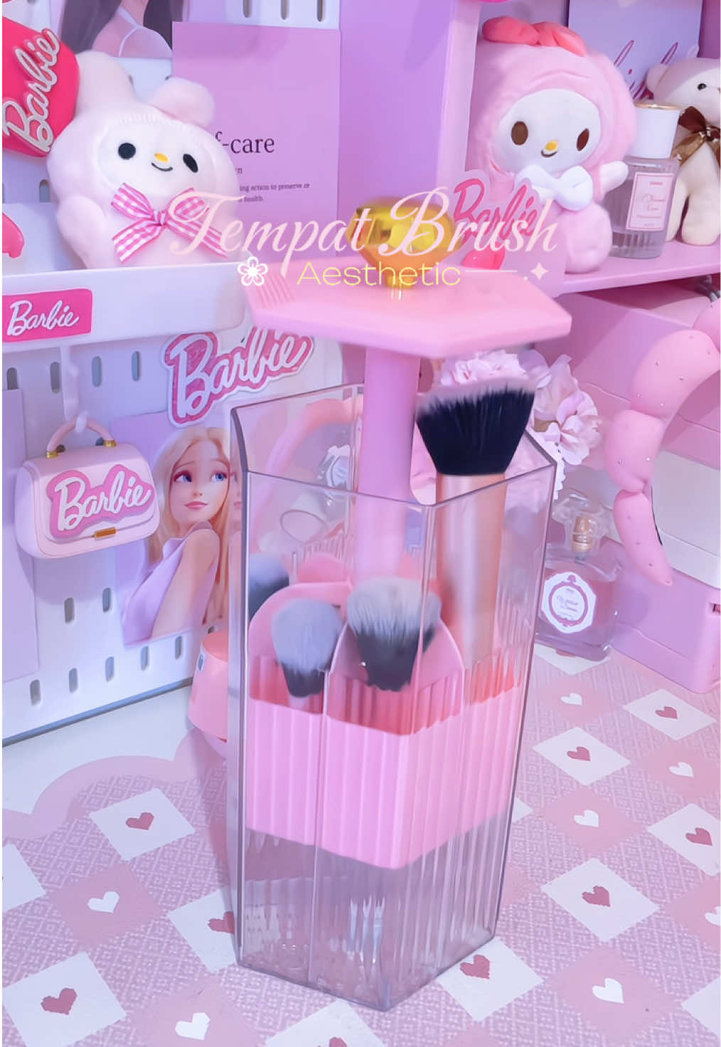 lucuukkk banget💖👀 #brushstorage #tempatbrush #brushmakeup #storage #makeup 