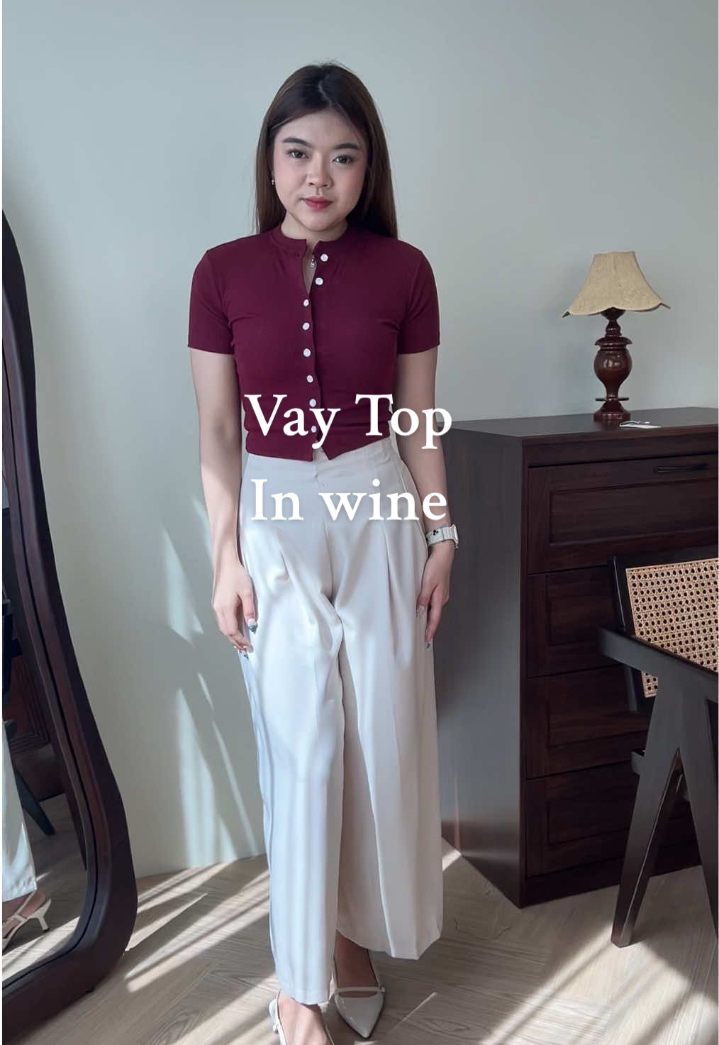 Vay Top in Wine✨ #knit #knittop #atasanknit #OOTD #Rakku