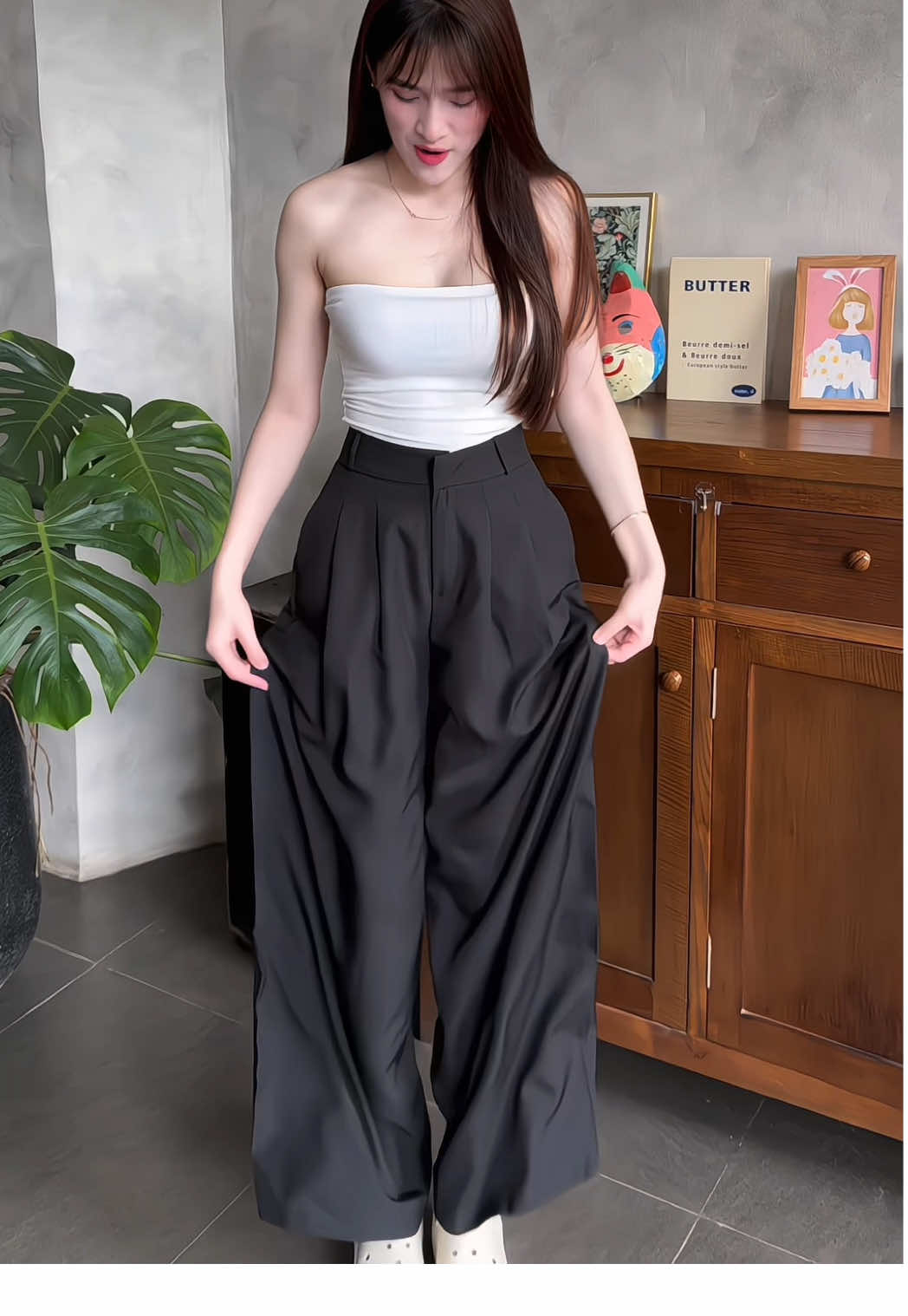 Quần ống suông #quansuong #quanongrong #tinhxinhclothing 