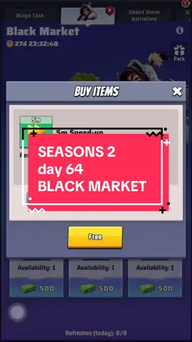 asikkkk happy ni kalo ada black market hahahahha siapa yang selalu nungguin black market?????? absen yukkkk #lastwar #lastwarsurvivalgame #blackmarketlastwar 