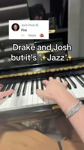In honor of @Josh Peck commenting on one of my vids 🤩 #drakeandjosh #joshpeck #ifoundaway #cover #jazzpiano 