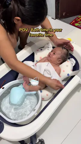 Sarap lang paliguan ng bebe nayan 🥹 #babybathtime #bathtime 
