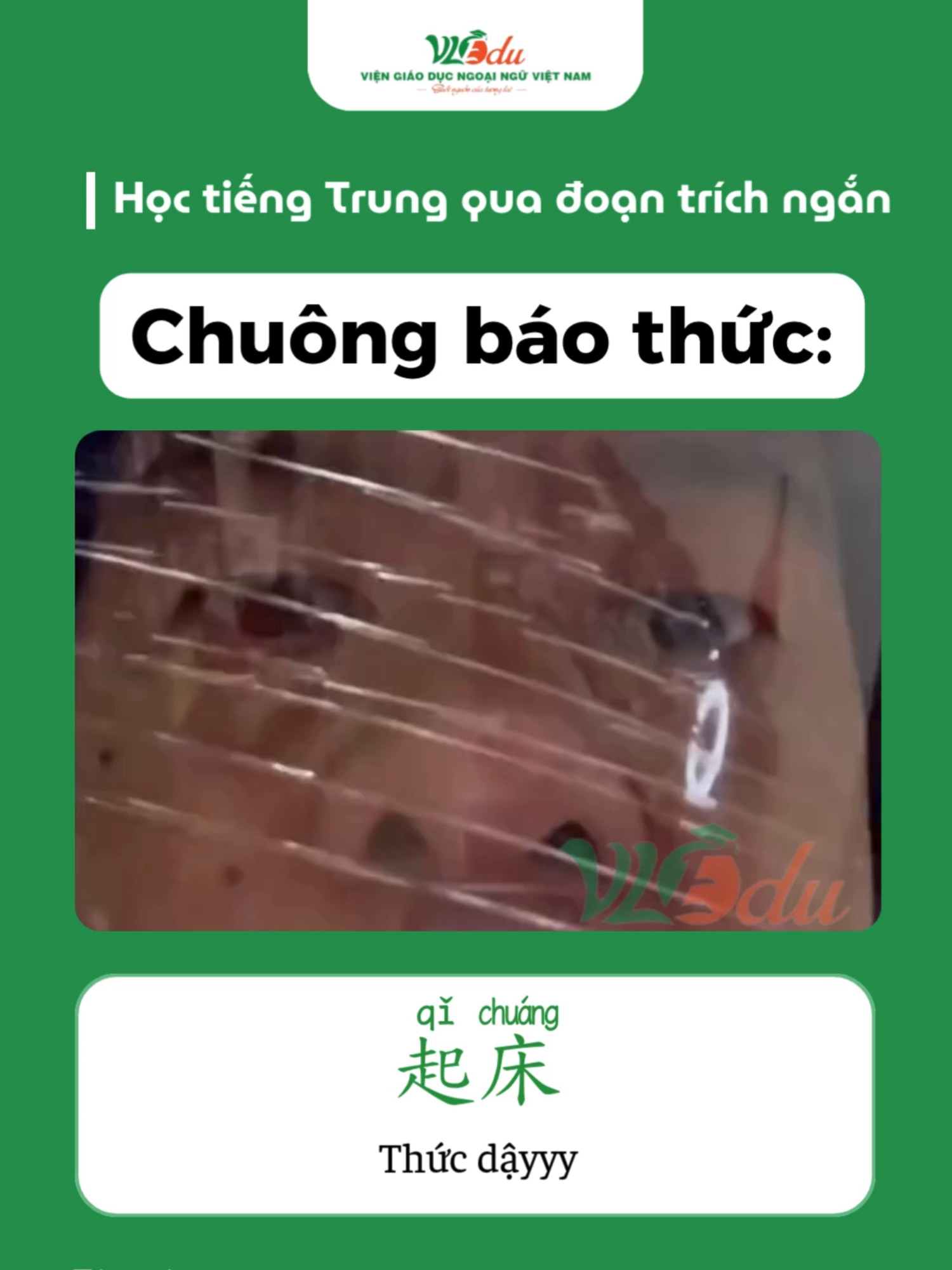 Tag ngay đứa bạn vào để rủ nó thức dậy cùng #VLEdu #xuhuong #luyennghetiengtrung #tiengtrungmoingay #duhocdailoan🇹🇼 #fyp #xh #hoctiengtrung #tiengtrungphonthedailoan