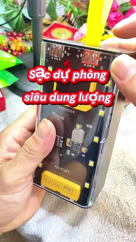 Sạc dự phòng siêu dung lượng , hỗ trợ sạc nhanh #sacduphong #sacduphongtrongsuot #sacduphongsieudungluong #sacduphong30000mah 