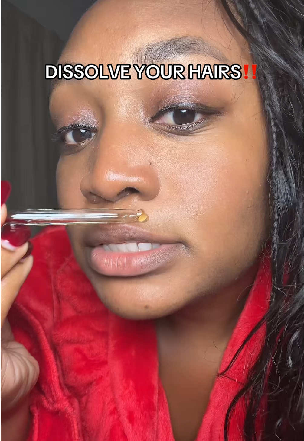 I wish I would’ve known about this YEARS ago this is a game changer!! As always — individual results may vary and sale and price are only applicable at the time of posting. #cyperusrotundusoil #shaving #facialhairremoval #pcos #chinhair 