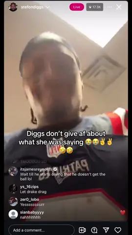 “Can you get off live” NO I CANNOT. Shoutout to diggs saving my fantasy team. #stefondiggs 