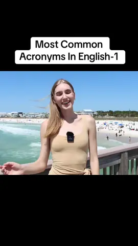 Most Common Acronyms In English-1