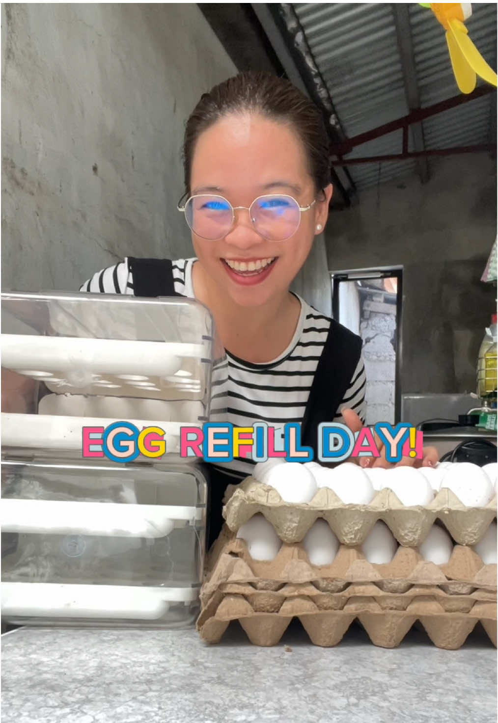 EGG REFILL DAY! #eggrefill #eggs #eggstorage 