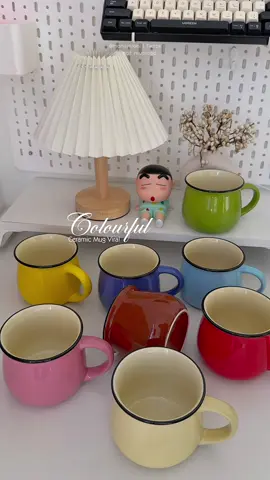Jangan beli satu, nanti menyesal 🤪 serious eh warna dia semua comel² !saya bukan tamak tau, tapi tak tahan tengok warna dia comel 🙈😍 #ceramicmug #ceramicmugviral #ceramicmugpastel #mugaestetic #colourfulmug 