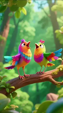 Vũ điệu loài chim #cutebird #bird #cartoonforkids #hoathinhvuinhon 