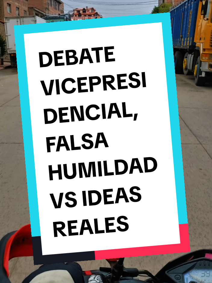 DEBATE VICEPRESIDENCIAL, FALSA HUMILDAD VS IDEAS REALES... #bolivia🇧🇴 #lapaz_bolivia🇧🇴 #cochabamba_bolivia🇧🇴 #santacruzdelasierra🇳🇬 #potosi_bolivia🇧🇴 
