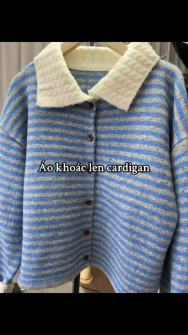 Một em áo kẻ sọc siêu xinh cho các nàng. #aolen #aocardigan #aolenquangchau #fyp #viral 