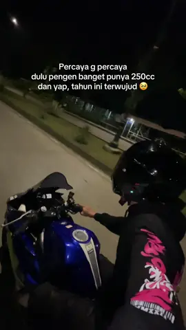 tetep bersyukur, dan gua doain kalian yang mau punya 250cc juga terwujud di dekat dekat ini ✨