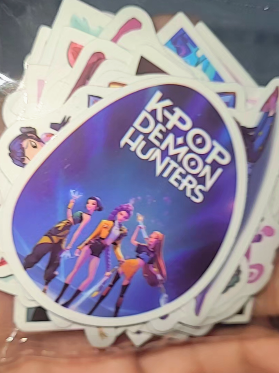 best stickers from the hit series kpop demon hunters🔥 #kpopdemonhunters #fortnite #rumi #stickers 