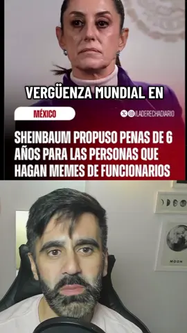 COMUNISTA SHEINBAUM QUIERE METER PRESOS A LOS QUE HAGAN MEMES EN SU CONTRA