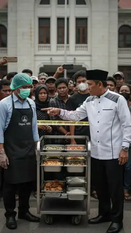 Beginilah jadinya saat seorang ustadz marah kepada petugas makan bergizi gratis... 😡 #viralshorts #kisahnyata #mbg #makanbergizigratis #videoislami 