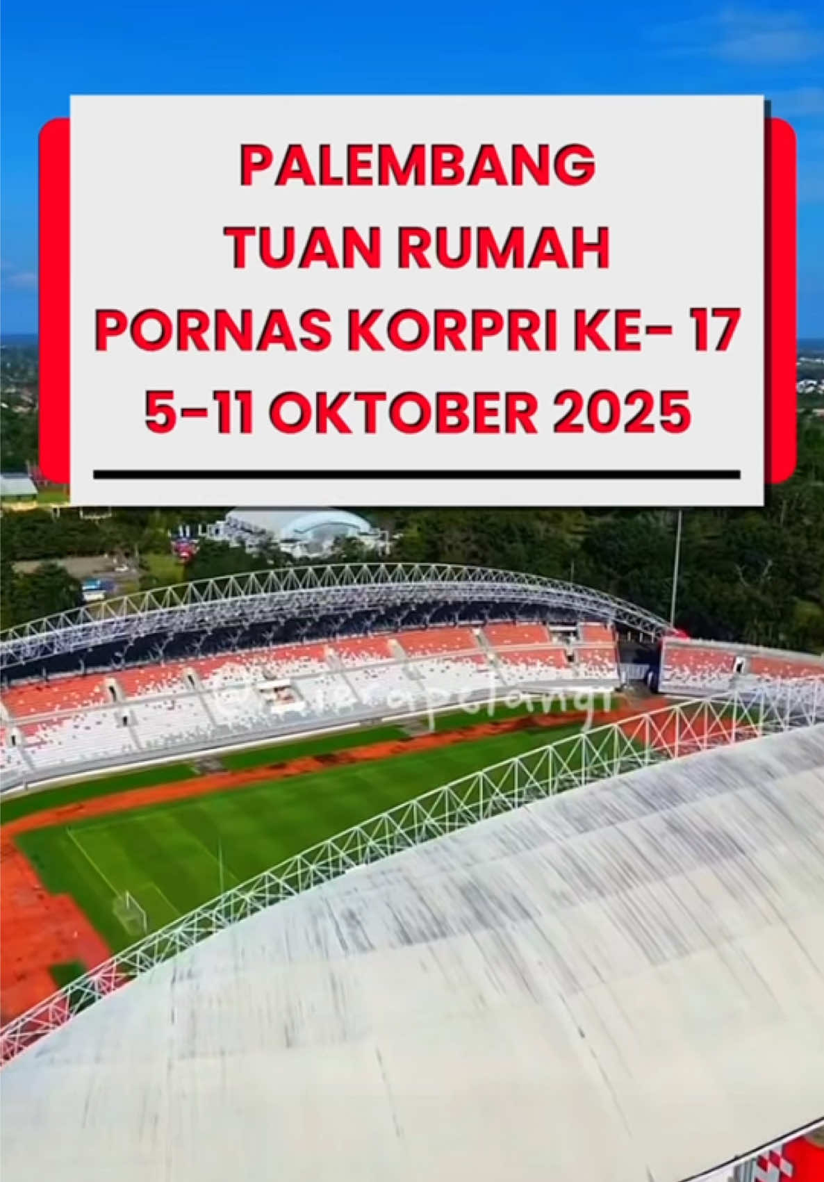 Palembang Tuan Rumah PORNAS KORPRI KE-17 dari tanggal 5-11 Oktober 2025 berpusat di JSC  Yg mau nonton PORNAS nginepnya di Reddoorz Syariah Near Jakabaring Sport City  Booking lewat aplikasi RedDoorz & masukan kode “YUKNGINEP” untuk tambahan diskon  #REDTRAVELERS #bukasemuapintu #reddoorz #reddoorzsyariahnearjakabaringsportcity #pornaskorpri2025 