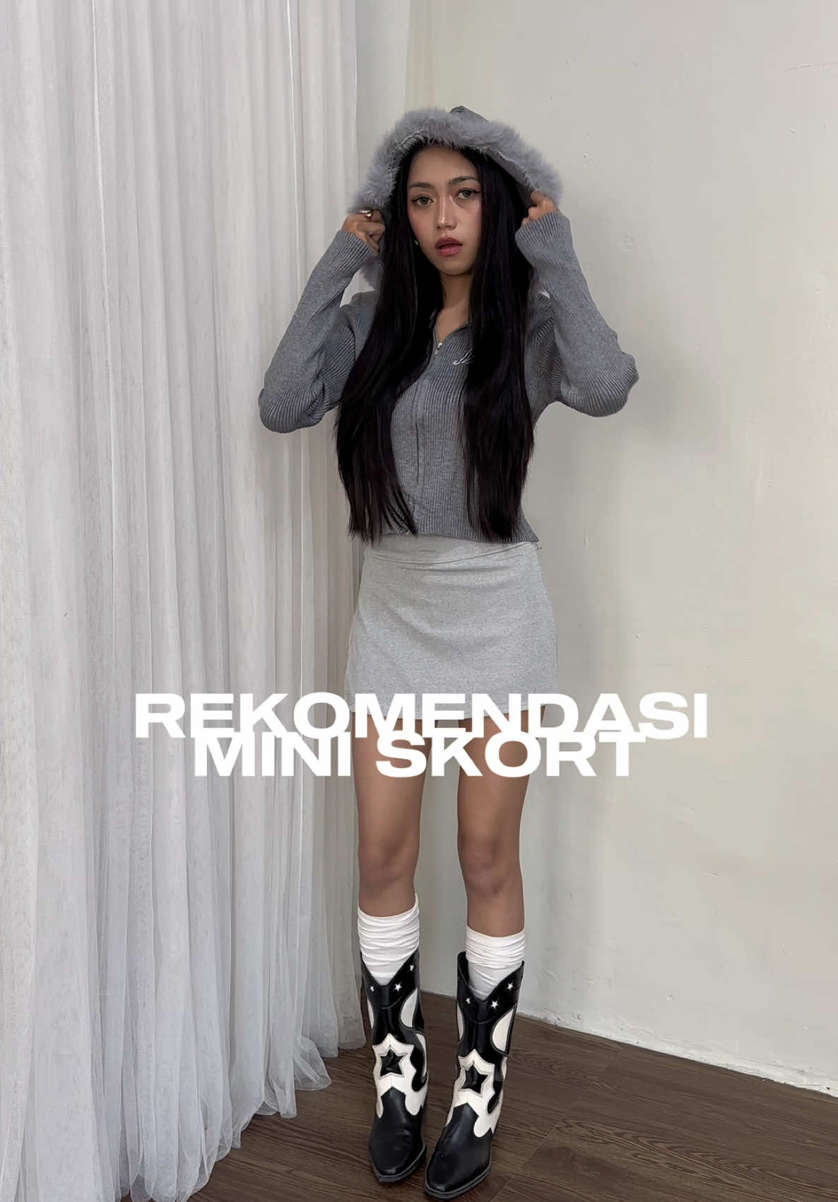 Mini skort gemashh #rekomendasioutfit #outfitsforu #miniskort 