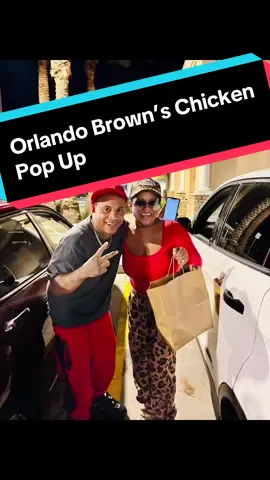 This man did NOT call me Raven Symone lmaaaooo I was deceased 😂😂😂😂 I didn’t realize I was dressed like a damn cheetah girl and ended up matching him lmao! But such a dope experience meeting @ORLANDO BROWN SHOW and trying @orlandoschicken !! #orlandoschicken #orlandobrown #arizona #foodtiktok #fypシ  My suggestion for ordering: -Text the number on the website with your name and order number RIGHT AFTER you order. Let them know the time/day you want to pick up. -Hours as of right now are 6-10pm -When you arrive text them you’re there. Tell them who you are and what type of car you’re in. -Get your photo op and keep it pushing🙌🏾