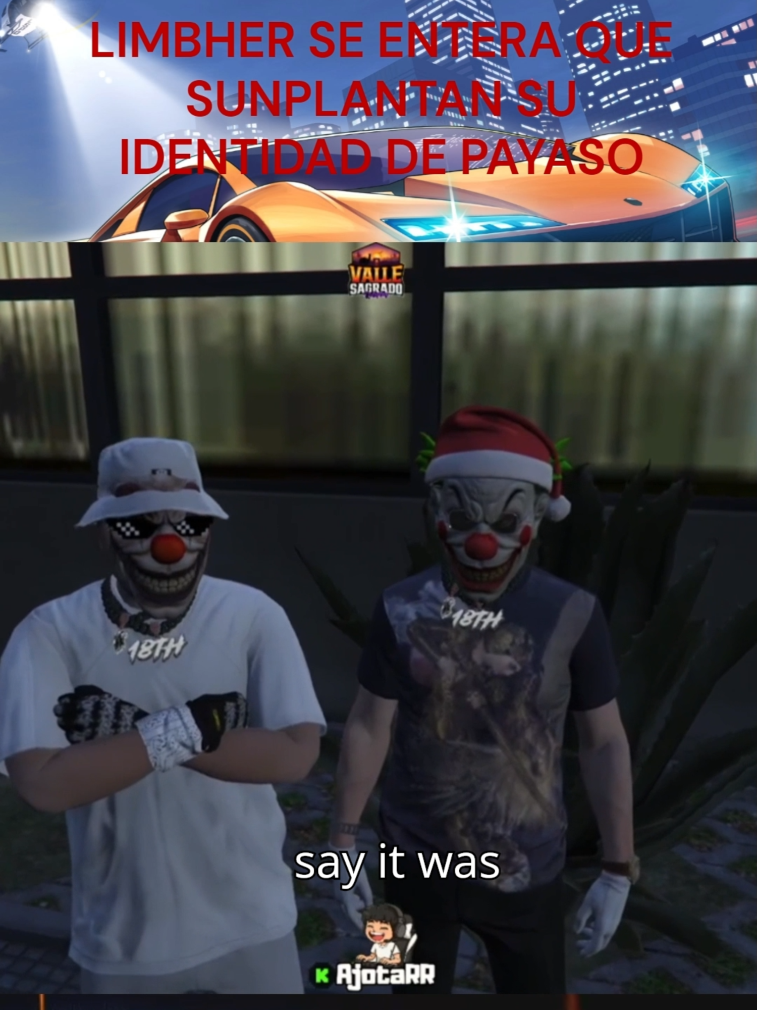 LIMBHER SE ENTERA QUE SUNPLANTAN SU IDENTIDAD DEL PAYASO #LimbherGaming #rustymoose #vallesagrado #gtalatino #gtaperu #gta5online #gta5 #fivem #persecution #elzeein #rustgameplay #