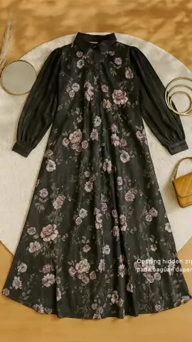 gamis kombinasi bunga#gamis#terbaru#fypシ゚viral🖤tiktok fypシ゚ 