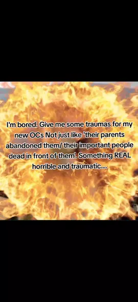 i love giving my ocs trauma #oc #trauma #octrauma #ocs #newoc 