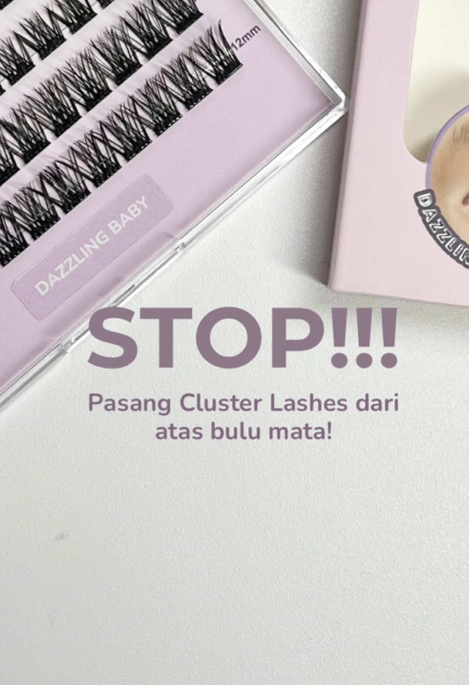 3 penyebab cluster lashes kamu gak nempel: 1. Bulu mata asli kamu tidak dijepit terlebih dahulu 2. Cluster Lashes dipasang diatas bulu mata asli 3. Gak pakai Cluster Lashes dari Sticca STICK&GO!😋 #fyp 