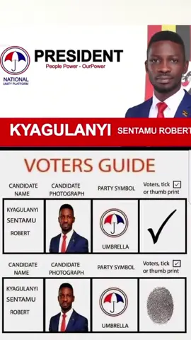 Our Future deserves Mr President Kyagulanyi Sentam Robert☂️✅✅✅✅🇺🇬🙏🏿🫵🏿🦾✊🏿Protestvote🔥🔥🔥🔥🔥#stopabductingugandans #foryoupage #vairal #protestvote2026🔥☂️✅ #ugandanstiktok🇺🇬love🇺🇬🇺🇬🇺🇬🇺🇬🇺🇬 