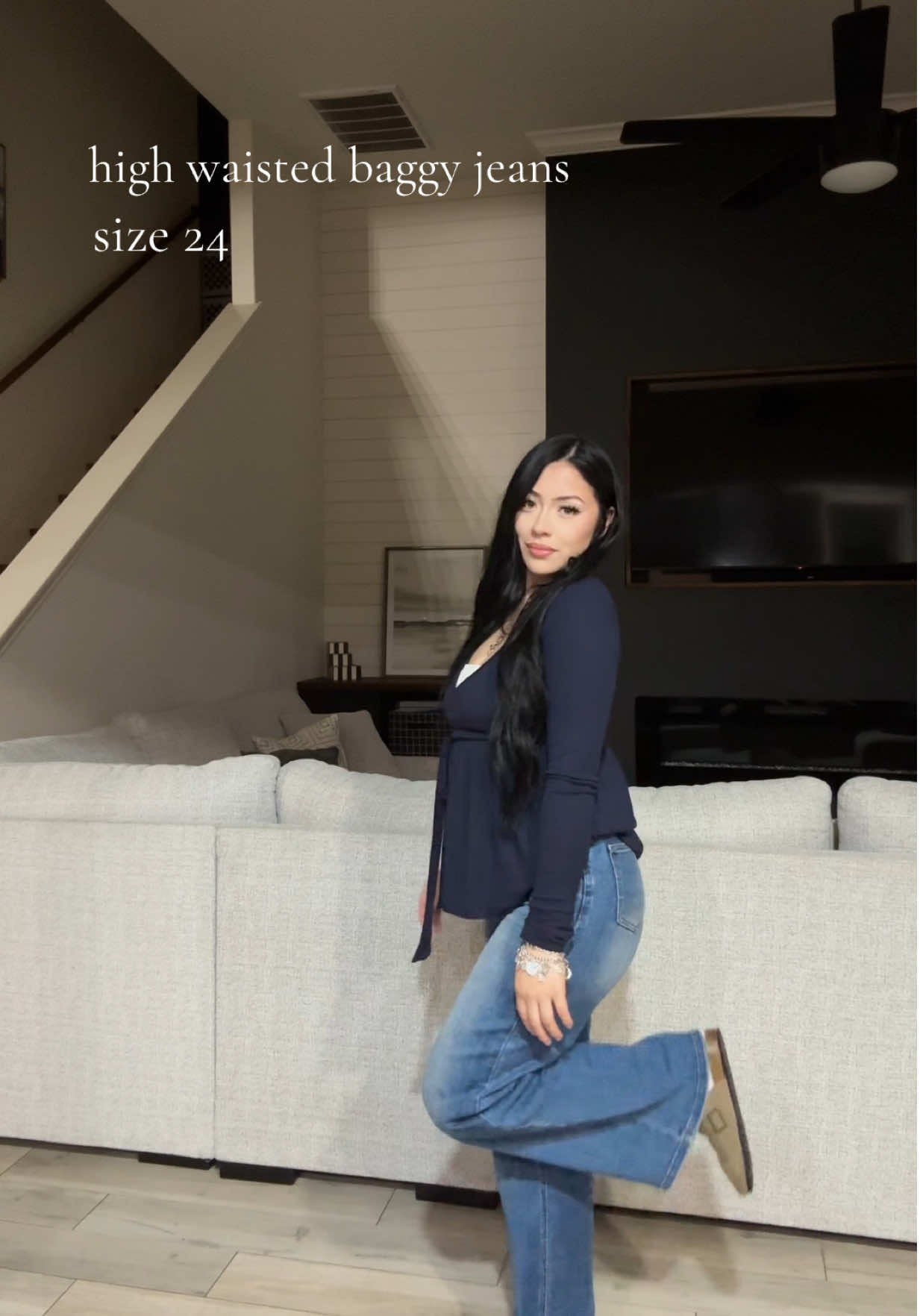 #jeans #baggyjeans #highwaistedpants 