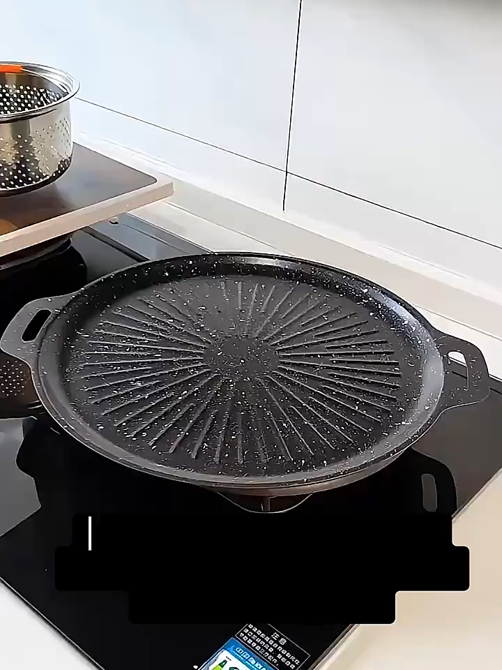 Chảo nướng đá chống dính không dầu Hàn Quốc size 32cm chảo nướng thịt BBQ dùng được cho cả bếp từ 😍 #xuhuong #xuhuongtiktok #dogiadung #dogiadungthongminh #dogiadungtrongnha #fyp #viral#dogiadungtienich #dogiadunggiare