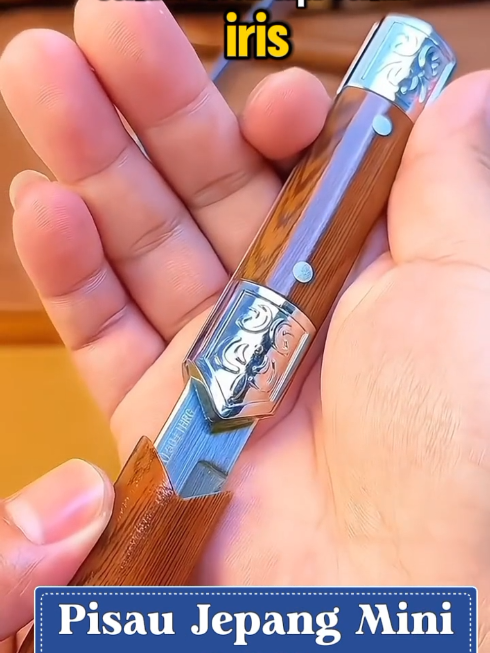 Pisau Jepang Mini tajam bahan baja tahan karat,sekali beli dapatnya 2 pcs check out sekarang juga #pisau #pisaudapur #pisaujepangmini 