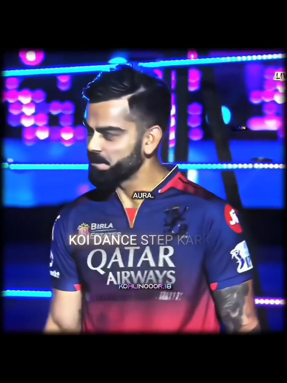 King Kohli Aura 🥶💀📈 #cricket #cricketlover #cricketworldcup #viratkohli #babarazam 